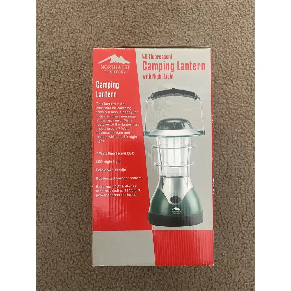 New Northwest Territory Portable Battery Operated or 9 Volt Camping Light